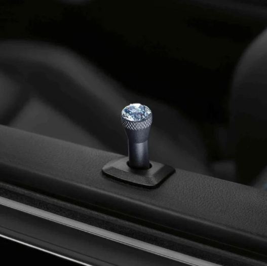 BMW Crystal Clarity Door Pins with Swarovski Crystal - Set of 2