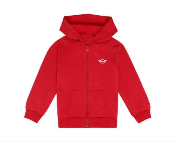 MINI Zip Hoodie Kids Wordmark Circle