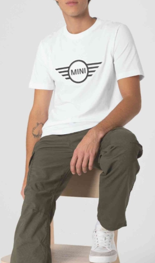 MINI T-Shirt Men's Wing Logo Embossed