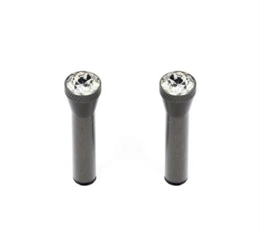 BMW Crystal Clarity Door Pins with Swarovski Crystal - Set of 2